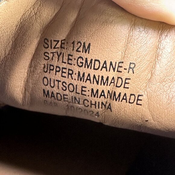 Guess GMDANE-R Men's size 12 Brown Leather Boots - Picture 9 of 9